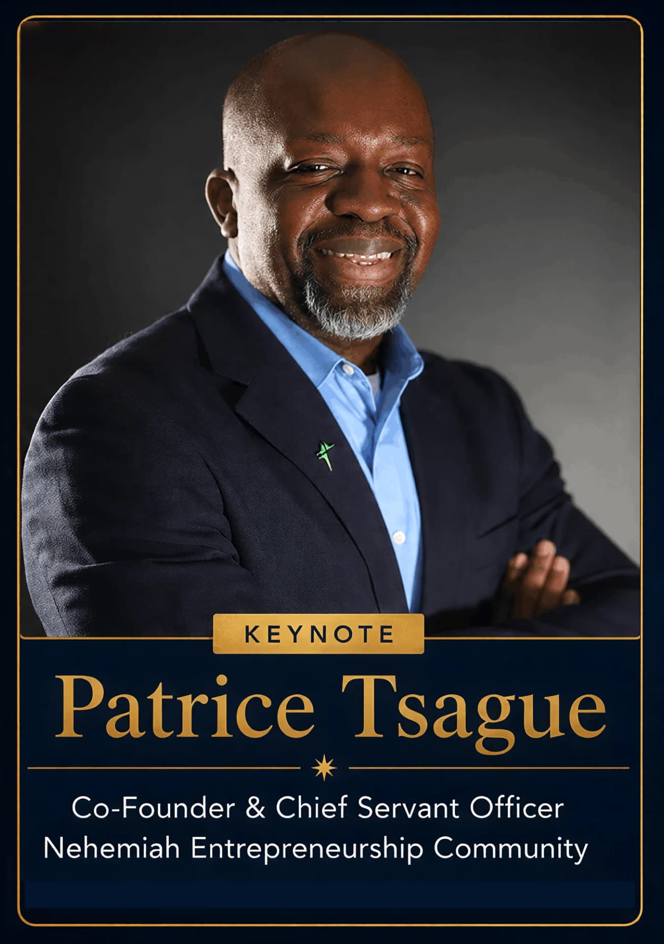 Patrice Tsague — Emcee & Guest Speaker